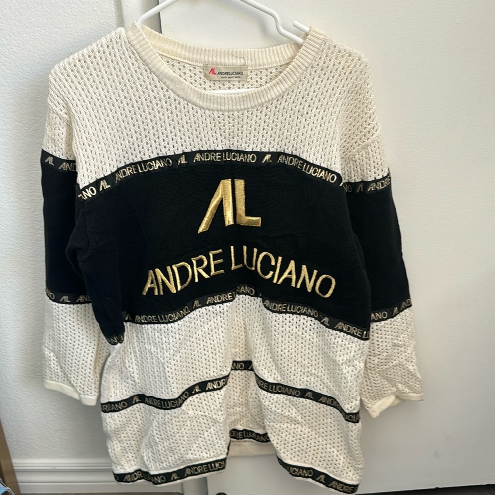 Vintage sweatshirt AndreLuciano Big Logo